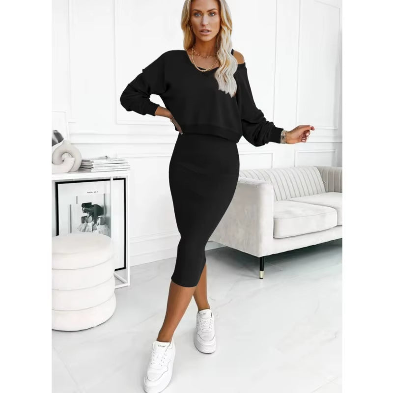 Two Piece-Set Knit Dress