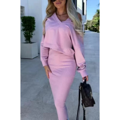 Two Piece-Set Knit Dress